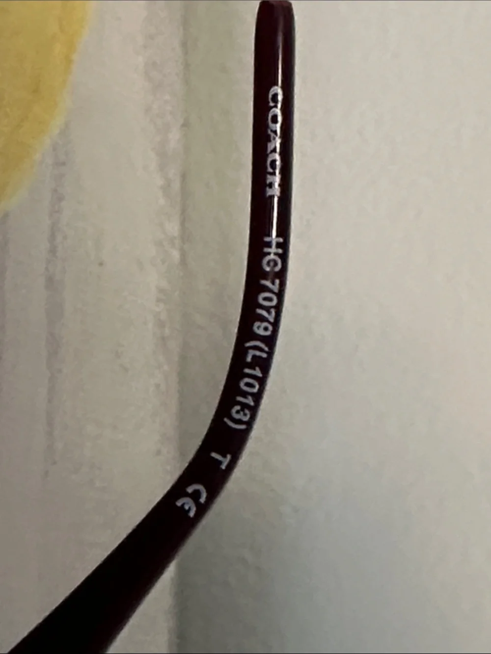 Coach Gold Metal Sunglasses with Burgundy Lenses